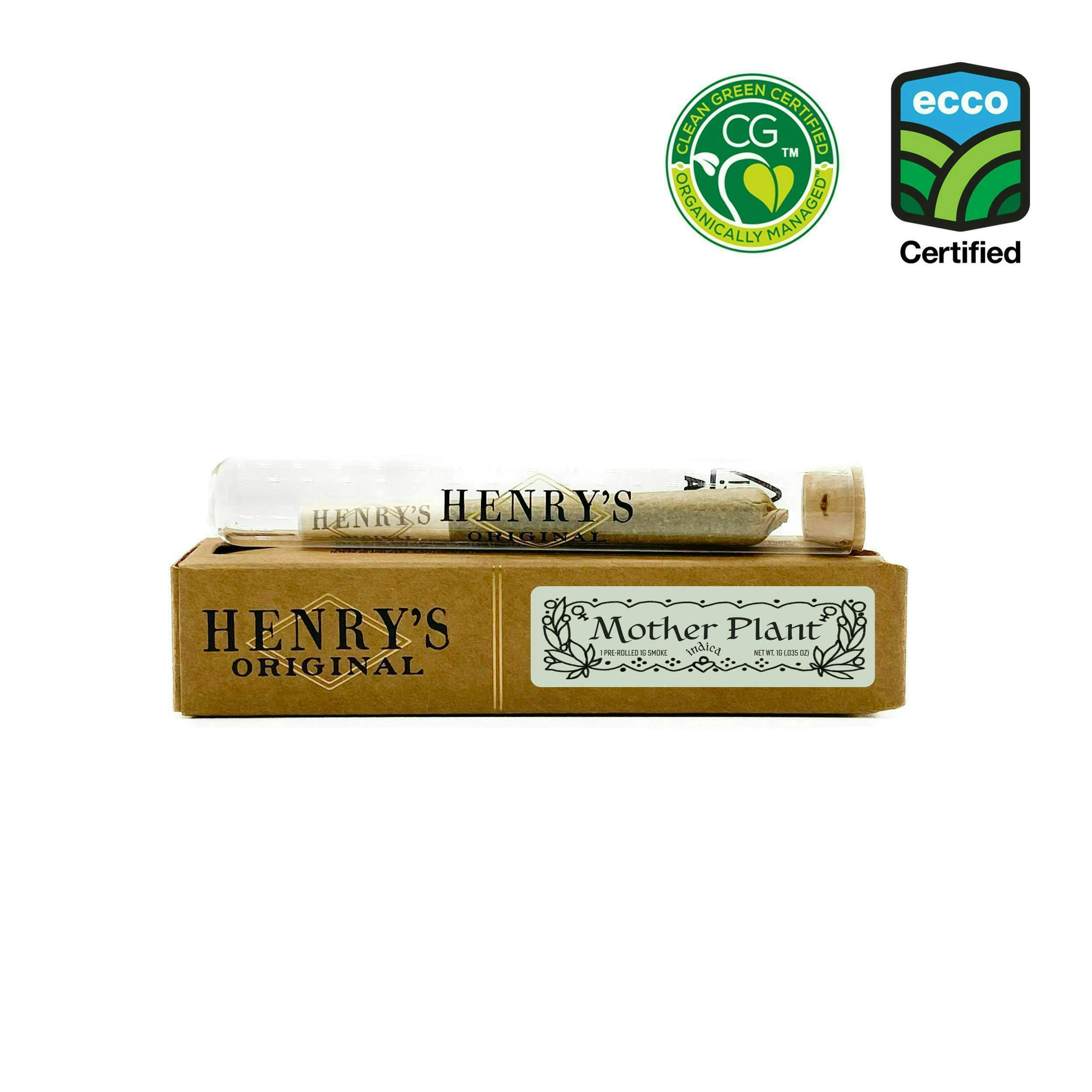 Henry's Original - Henry's Original | Mother Plant | Joint | 1g - 1