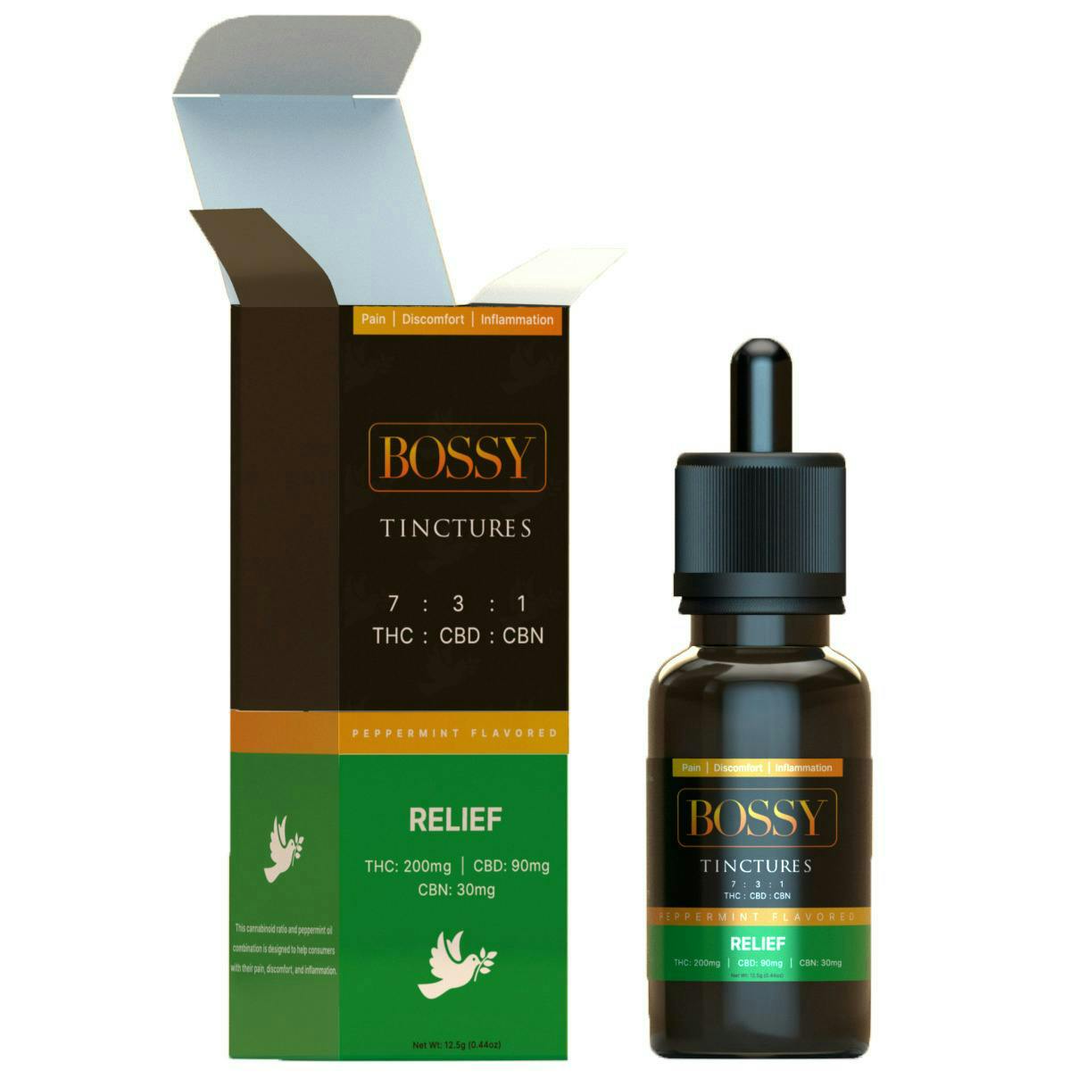 Bossy - Bossy | Relief 7:3:1 | Tincture | 200mg:80mg:30mg - 1