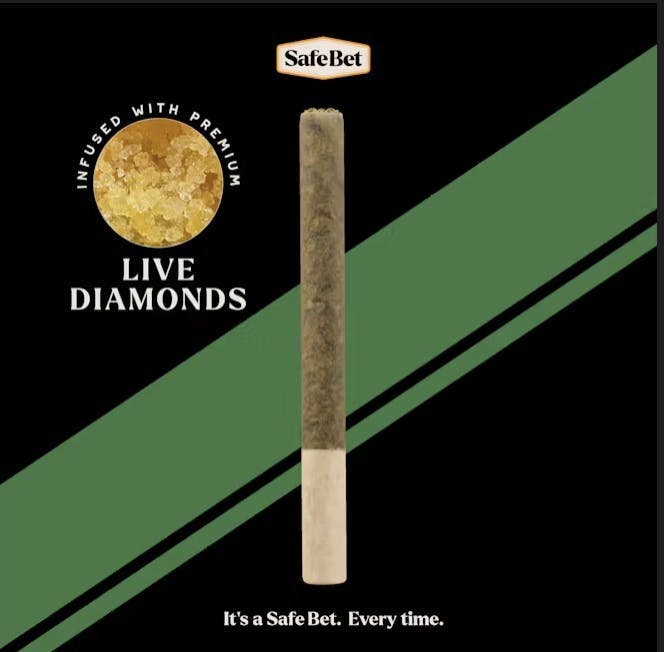 Safe Bet - Safe Bet | Kush Kabob | Diamond Infused Joints | 0.5g each | 7pk - 1