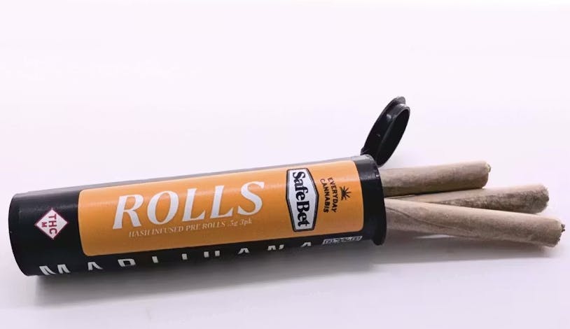 Safe Bet - Safe Bet | Bicycle Kick Kush | Infused Joints | 0.5g each | 3pk - 1