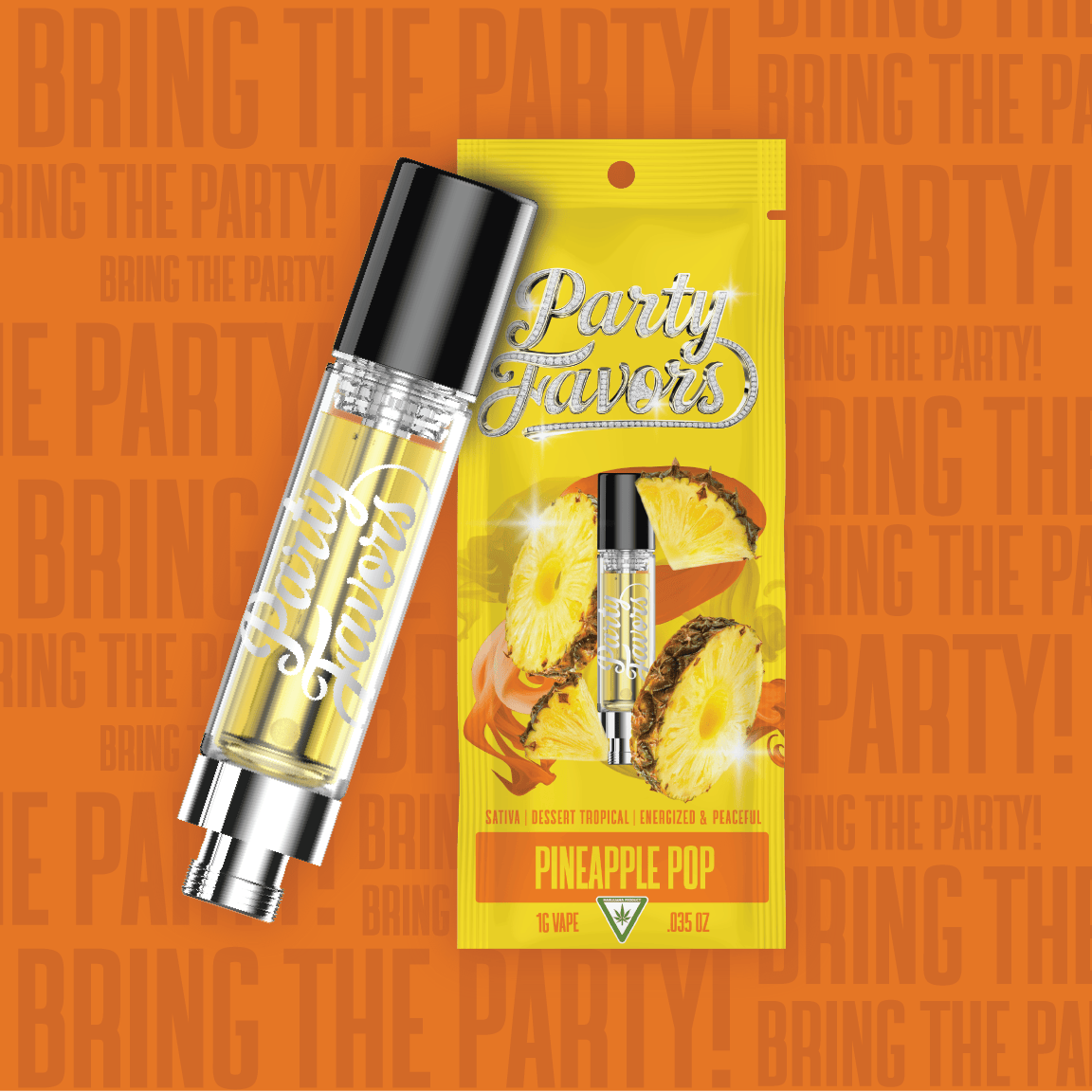 Party Favors - Party Favors | Pineapple Pop | Cartridge | 1g - 1