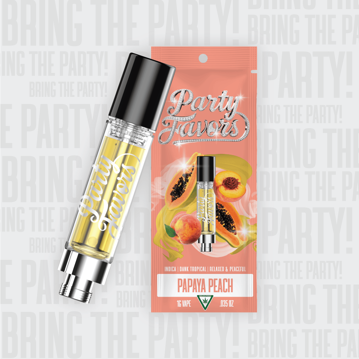 Party Favors - Party Favors | Papaya Peach | Cartridge | 1g - 1