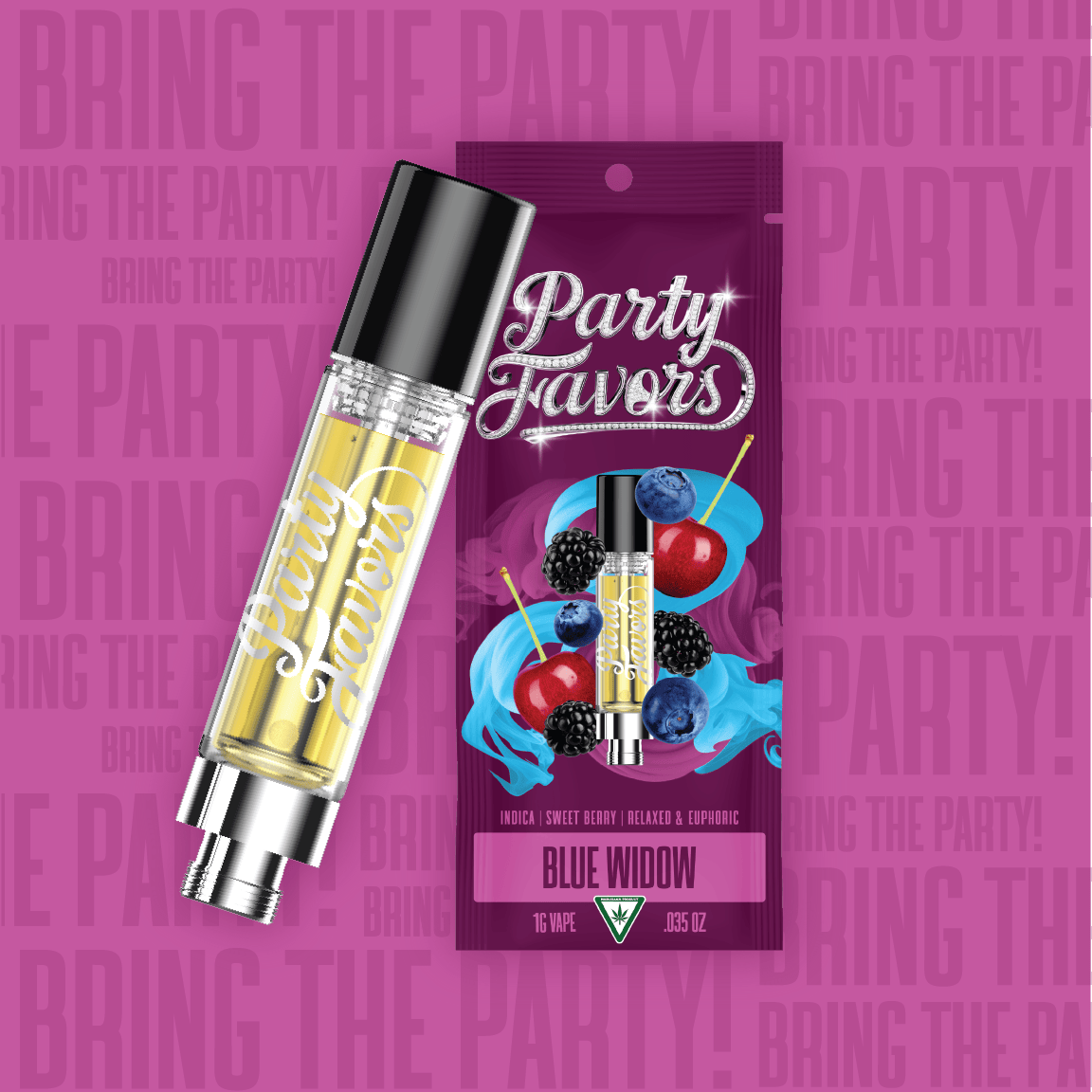 Party Favors - Party Favors | Blue Widow | Cartridge | 1g - 1