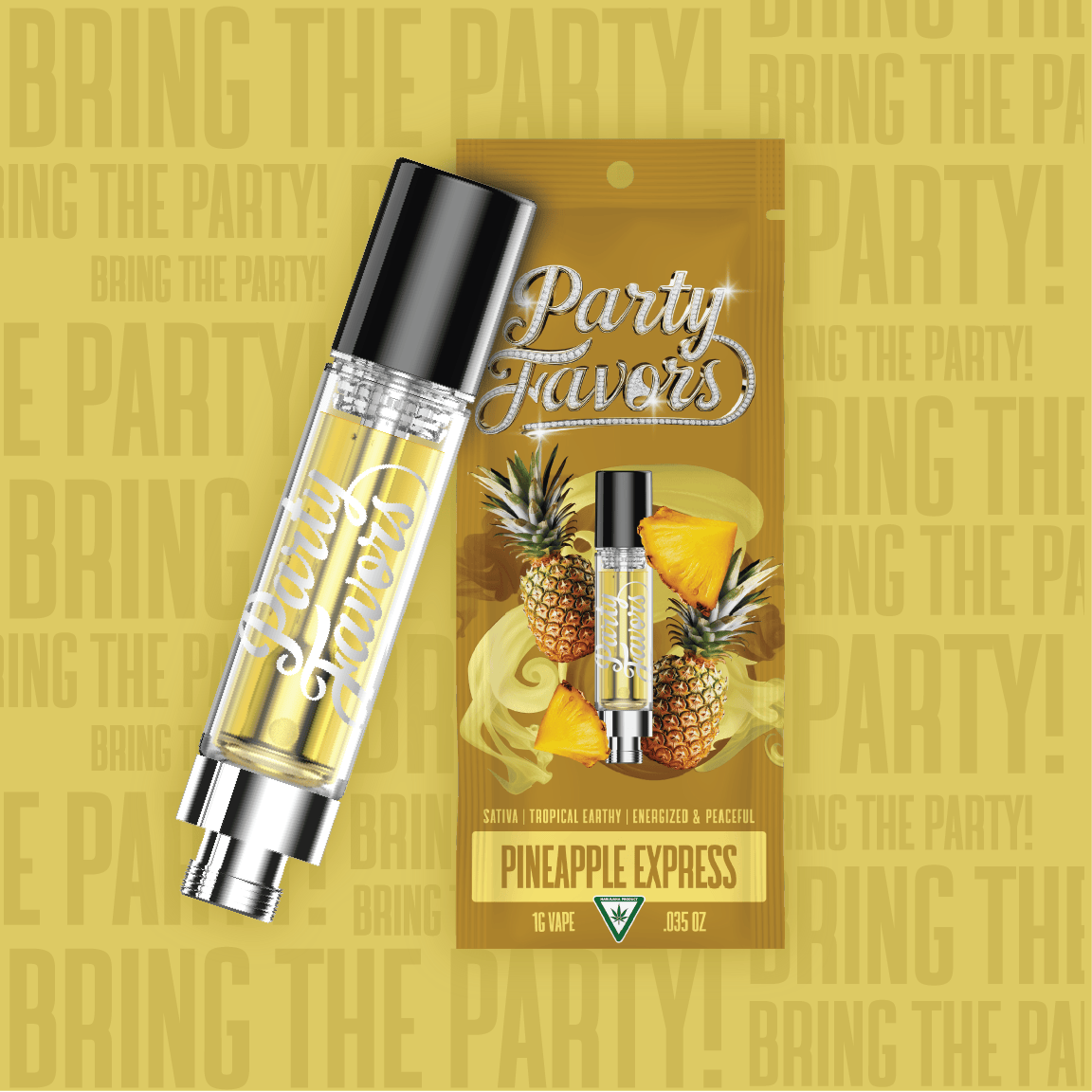 Party Favors - Party Favors | Pineapple Express | Cartridge | 1g - 1