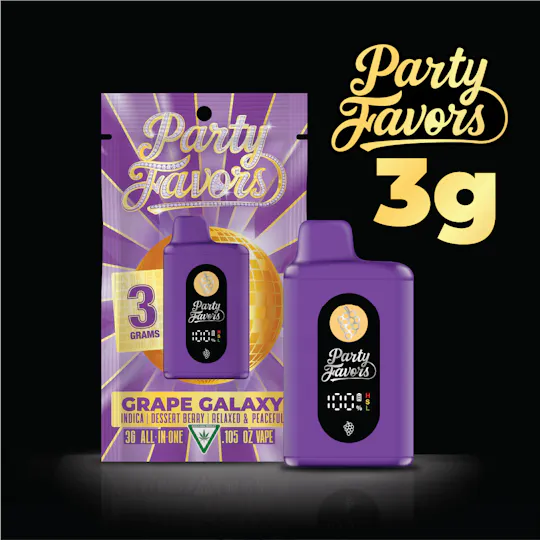 Party Favors - Party Favors | Grape Galaxy | Juicebox Disposable | 3g - 1