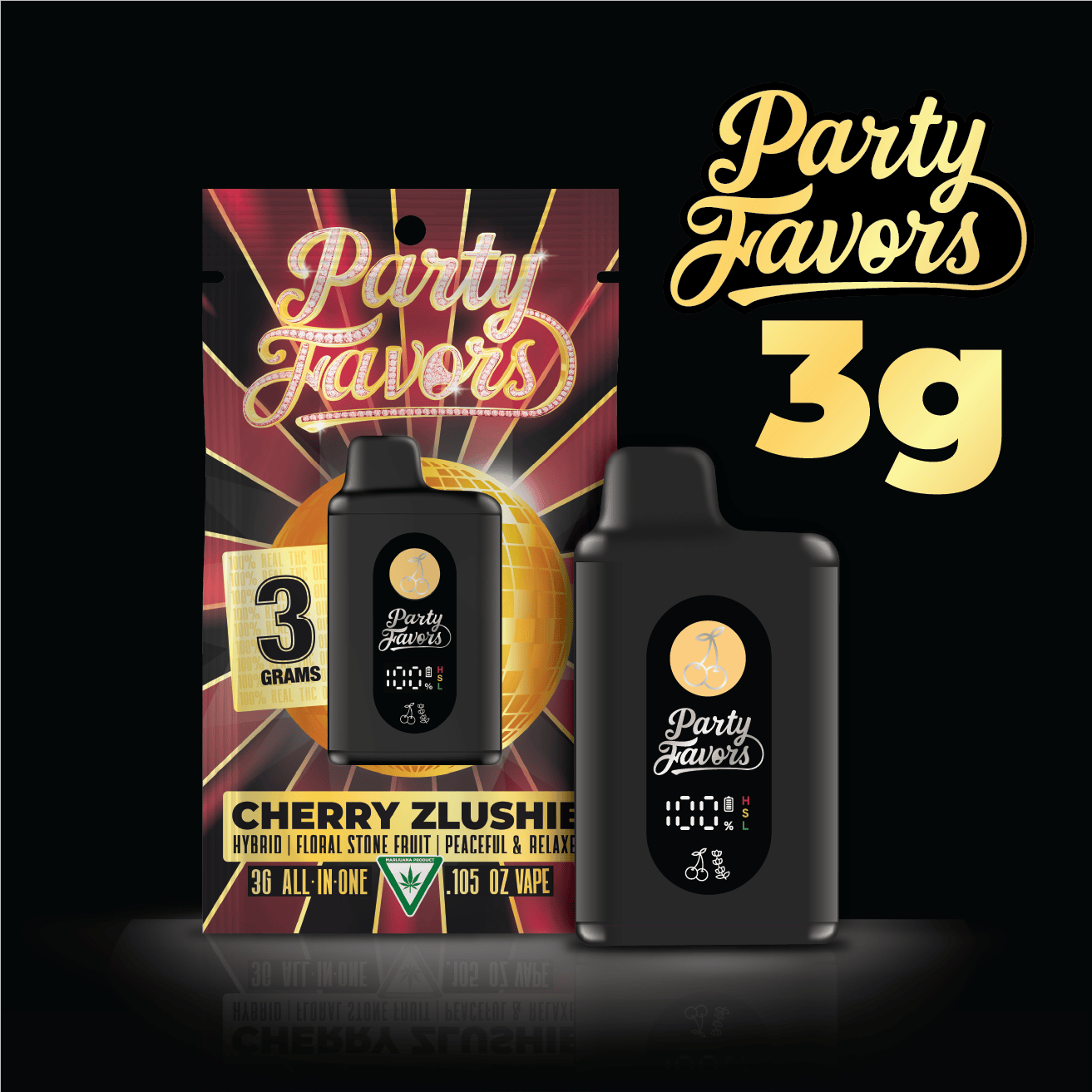 Party Favors - Party Favors | Cherry Zlushie | Juicebox Disposable | 3g - 1