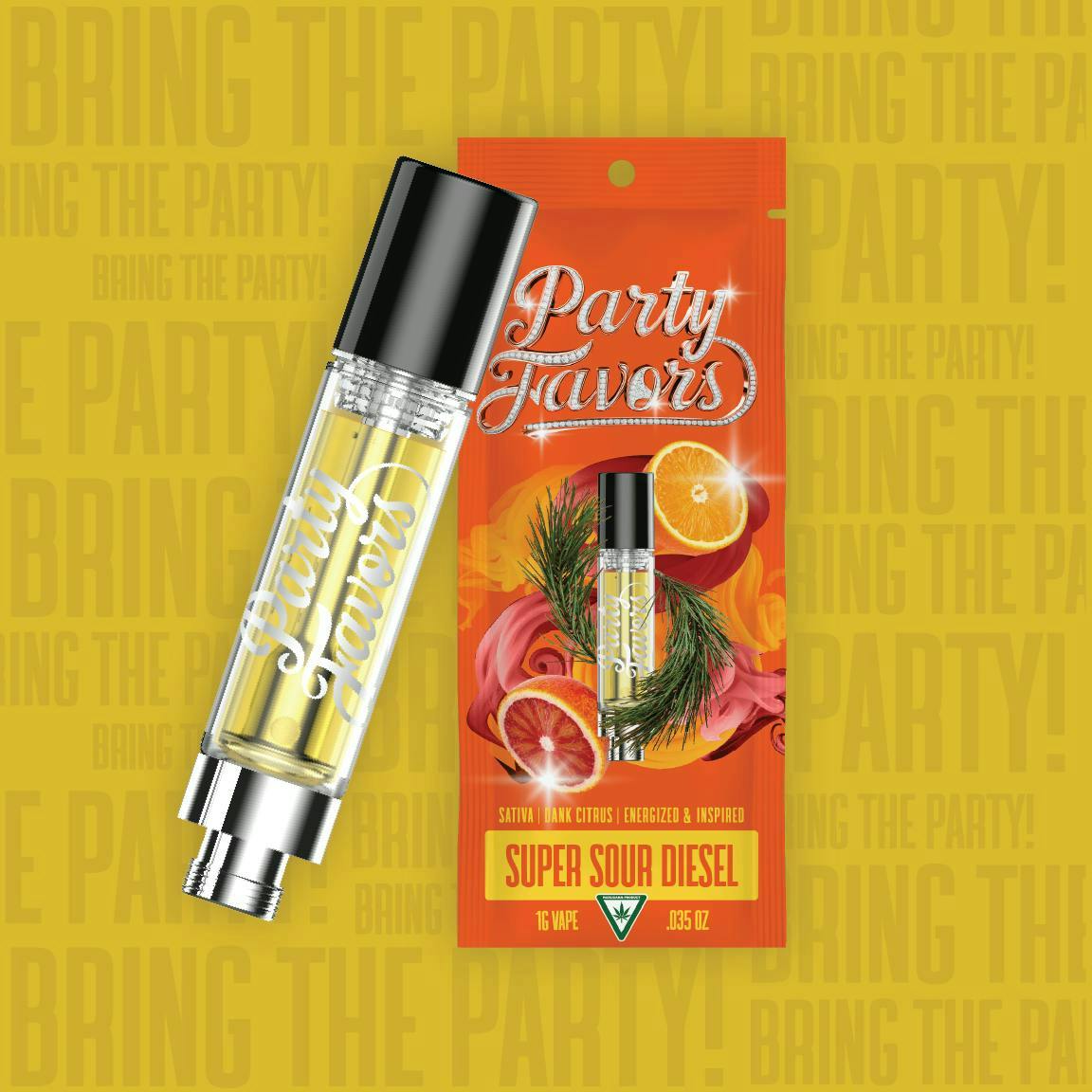 Party Favors - Party Favors | Super Sour Diesel | Cartridge | 1g - 1
