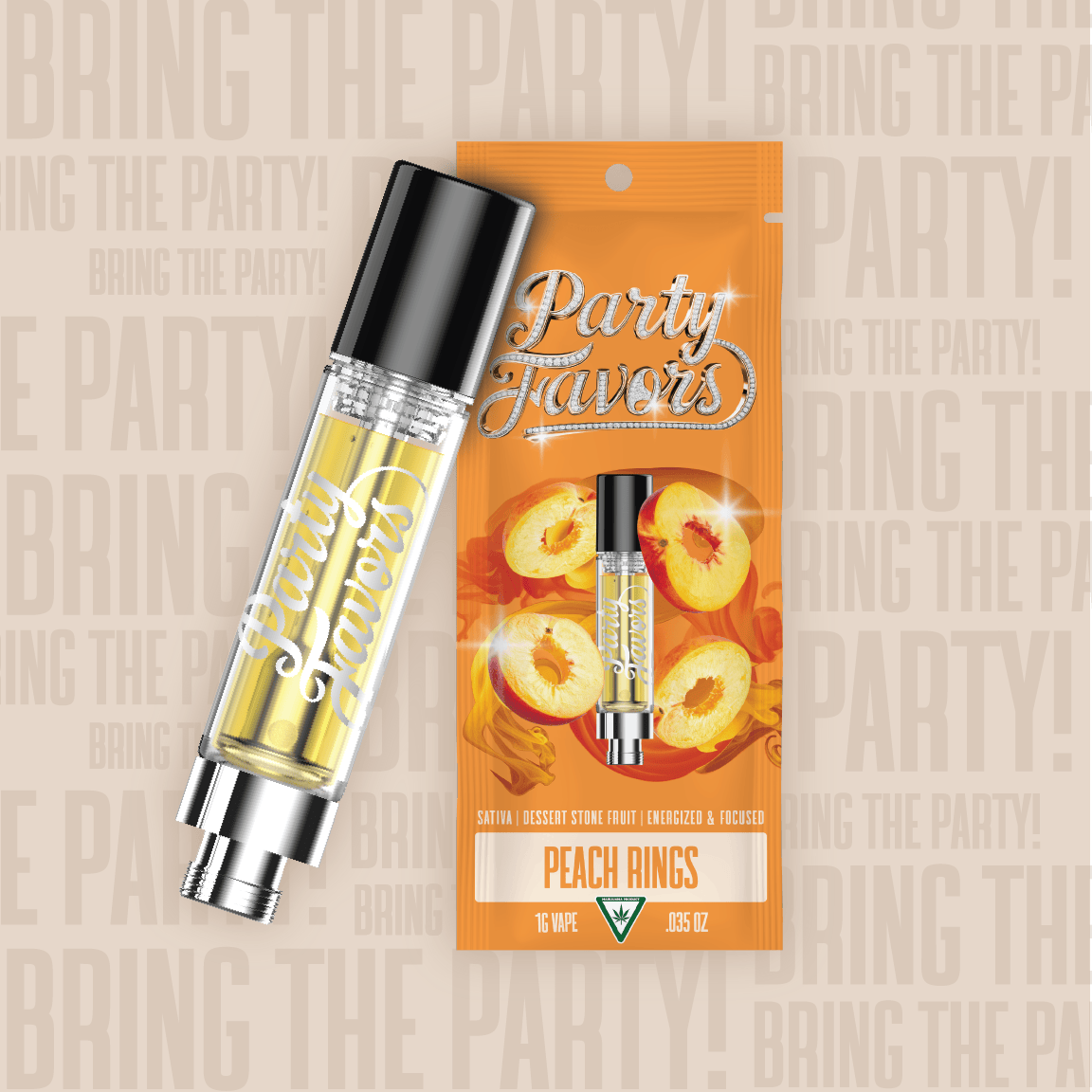 Party Favors - Party Favors | Peach Rings | Cartridge | 1g - 1