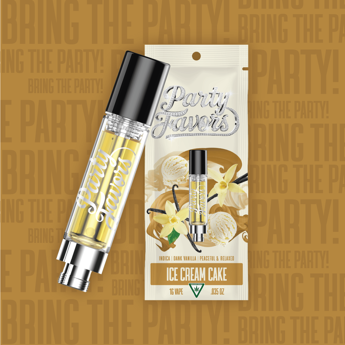 Party Favors - Party Favors | Ice Cream Cake | Cartridge | 1g - 1