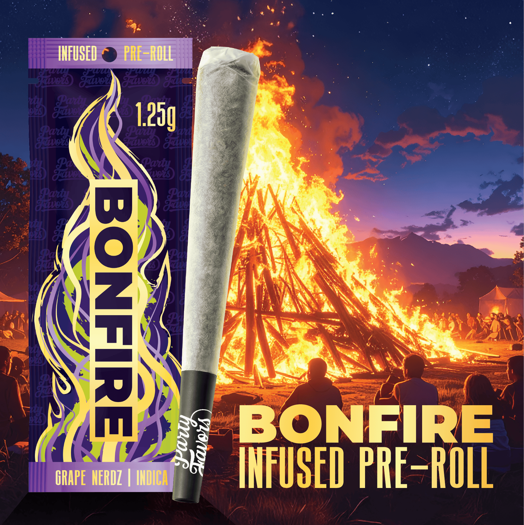 Party Favors - Party Favors | Grape Nerdz | Infused Joint | 1.25g - 1