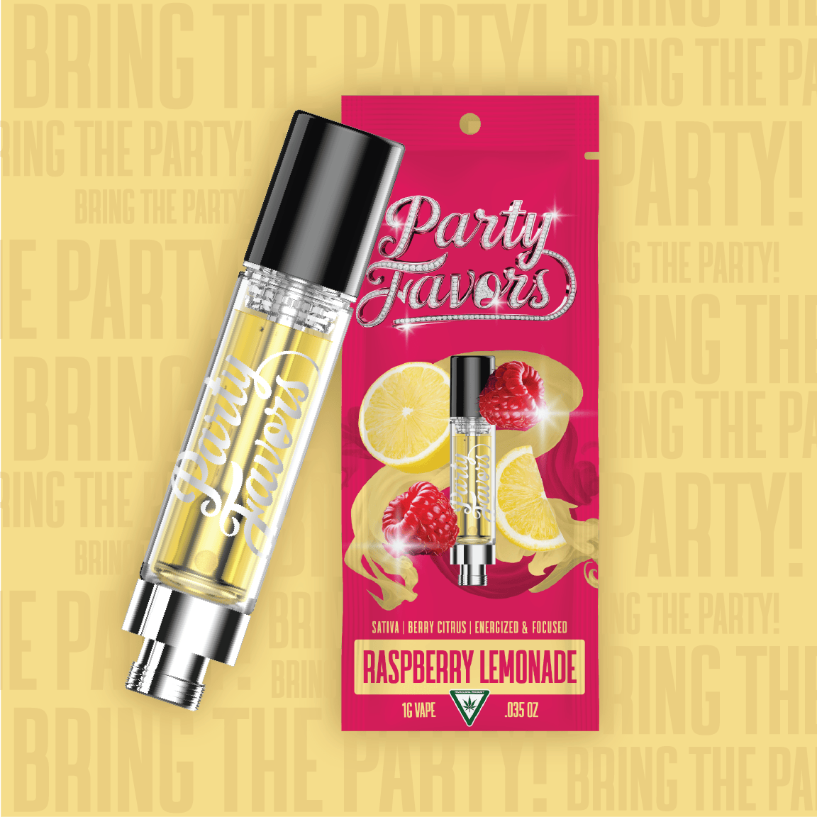 Party Favors - Party Favors | Raspberry Lemonade | Cartridge | 1g - 1