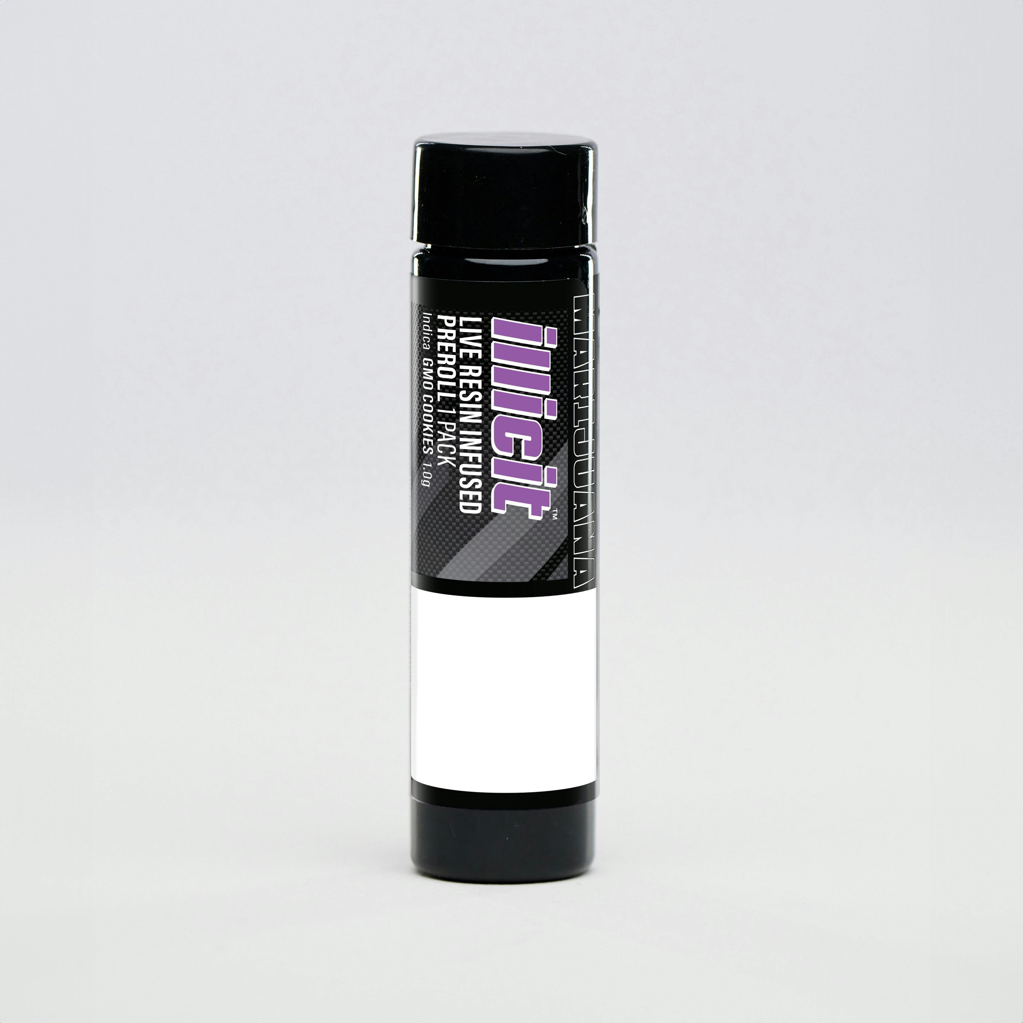 ILLICIT - GMO Cookies Live Resin Infused 1g Preroll Single - 1