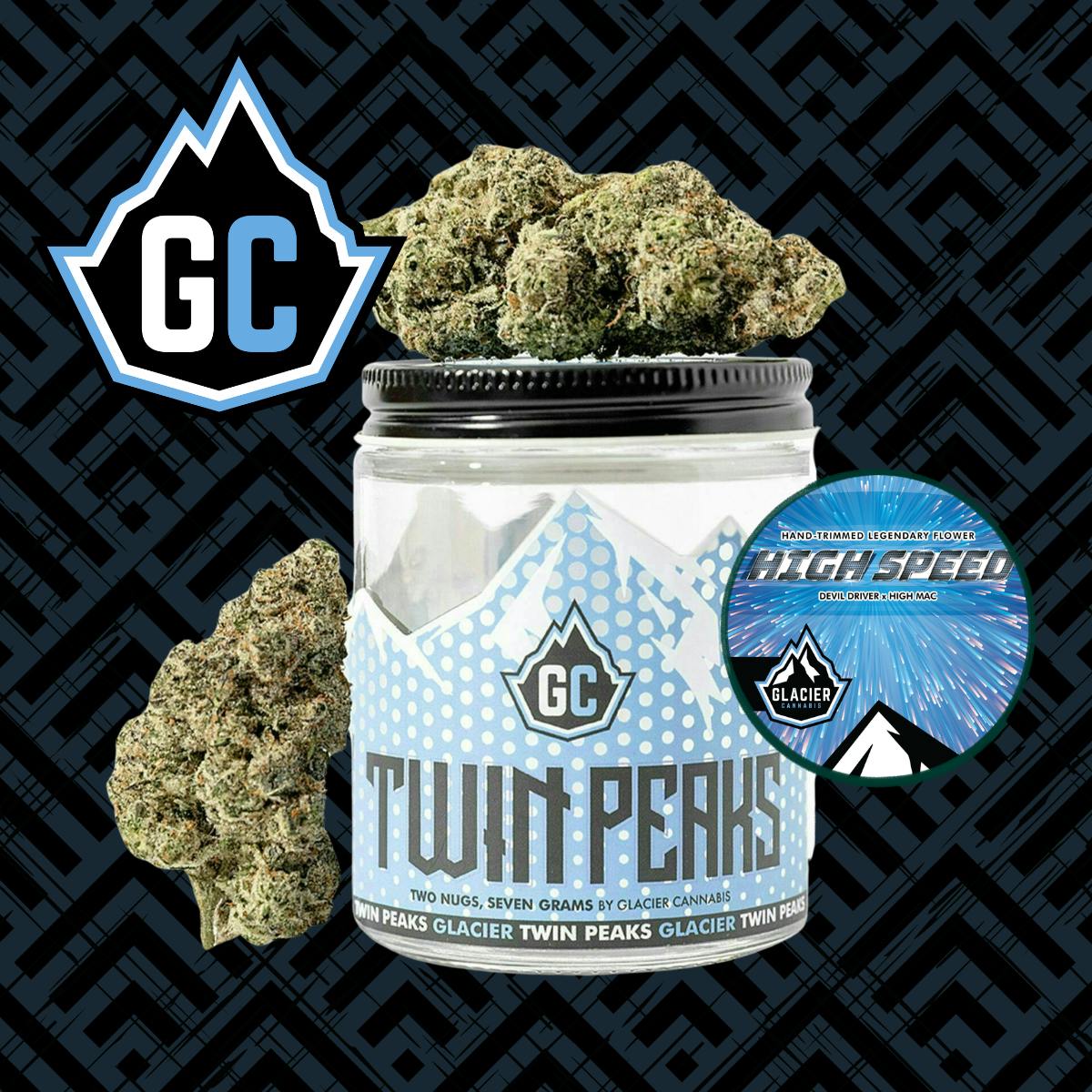 Glacier Cannabis - Glacier Cannabis | High Speed | Twin Peaks | 7g - 1