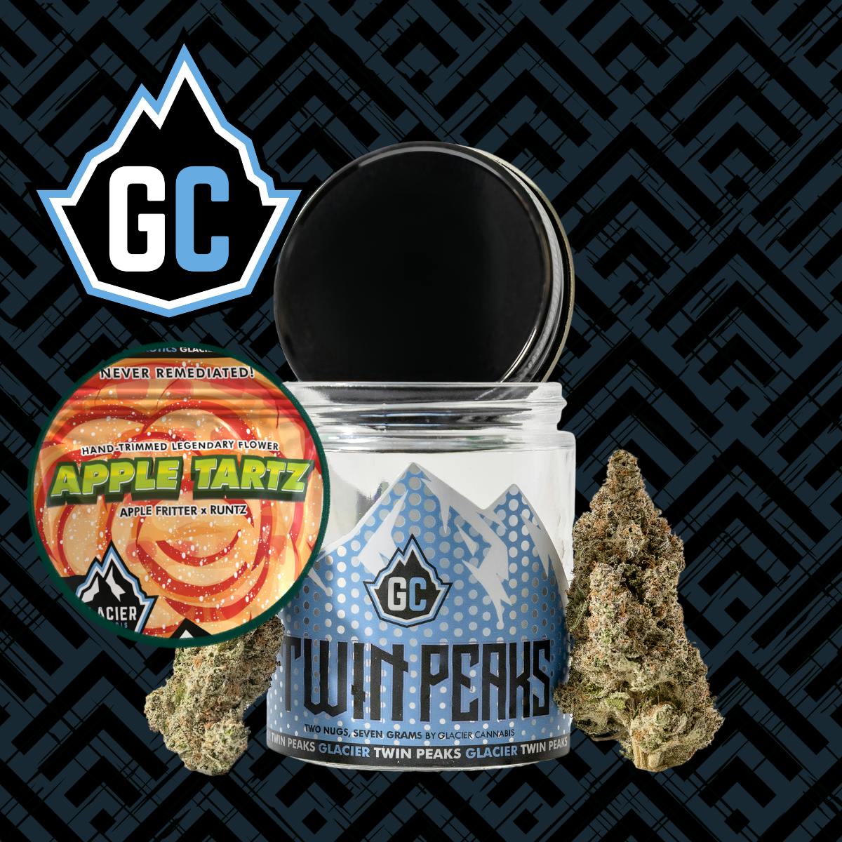 Glacier Cannabis - Glacier Cannabis | Apple Tartz | Twin Peaks | 7g - 1