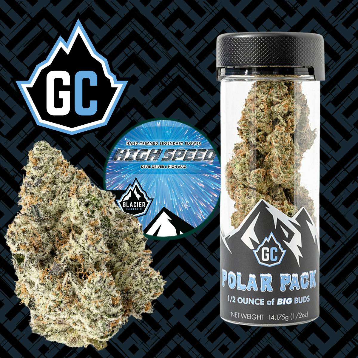 Glacier Cannabis - Glacier Cannabis | High Speed | Polar Packs | 14g - 1