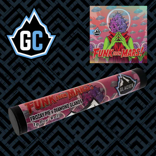 Glacier Cannabis - Glacier Cannabis | Funk From Mars | Pre-Roll | 1g - 1