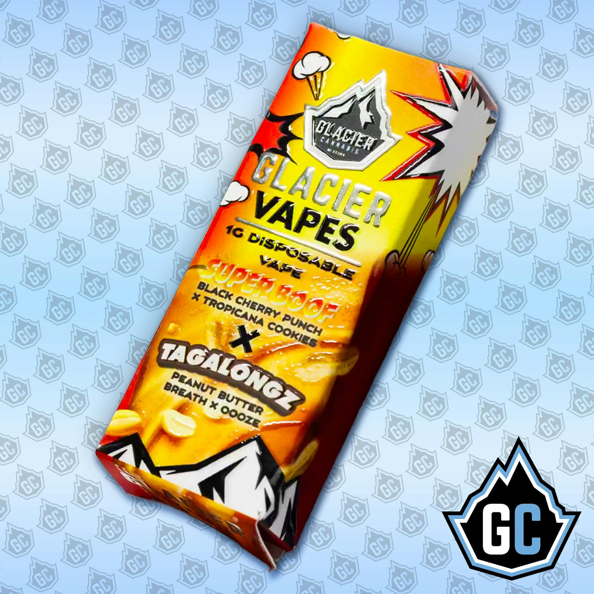 Glacier Cannabis - Glacier | Blueberry Muffin x Super Boof | Live Resin Disposable | 1g - 1