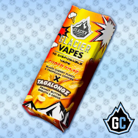 Glacier Cannabis - Glacier | Blueberry Muffin x Super Boof | Live Resin Disposable | 1g - 1