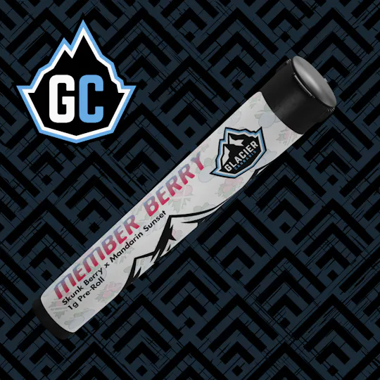 Glacier Cannabis - Glacier Cannabis | Member Berry | Pre-Roll | 1g - 1