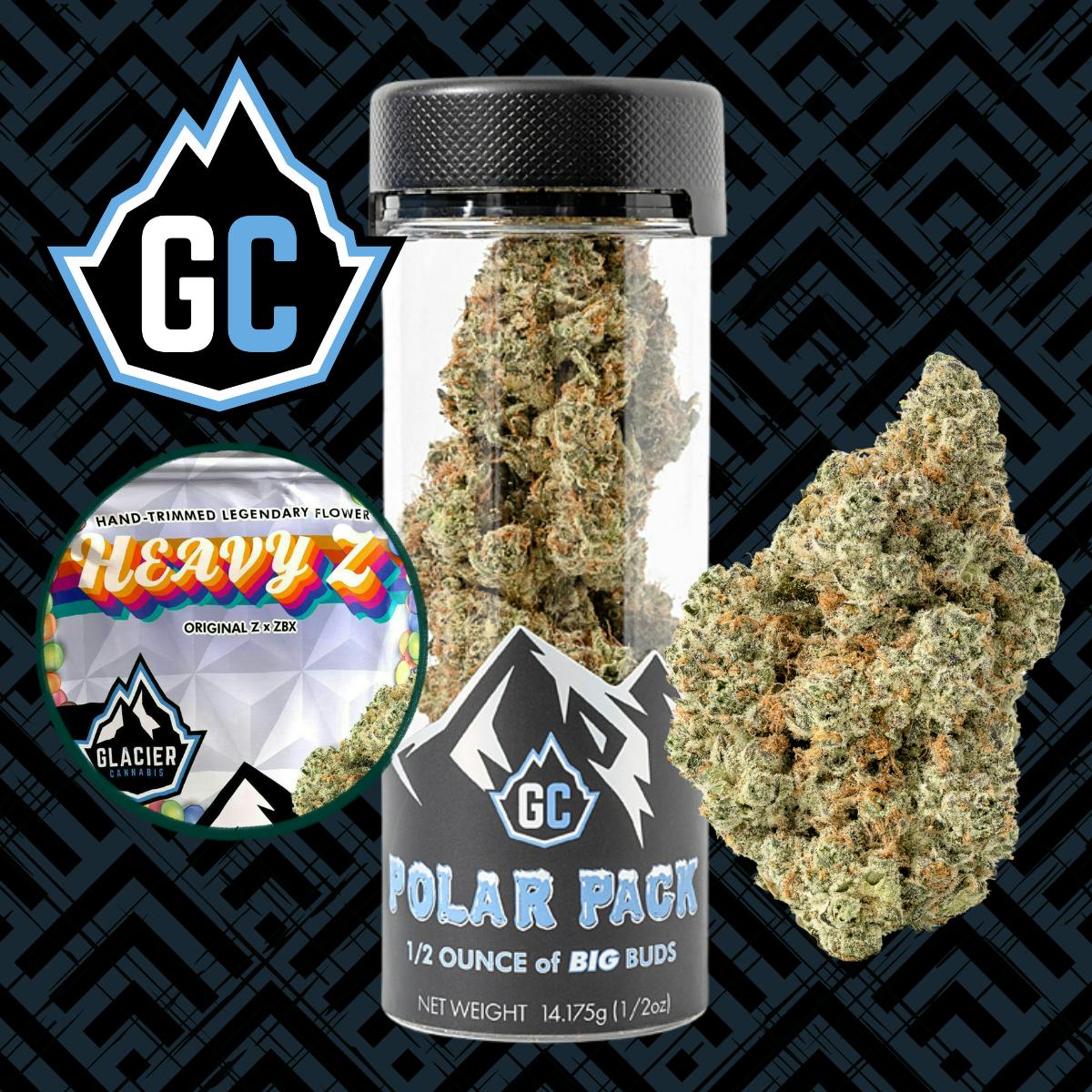Glacier Cannabis - Glacier Cannabis | Heavy Z | Polar Packs | 14g - 1