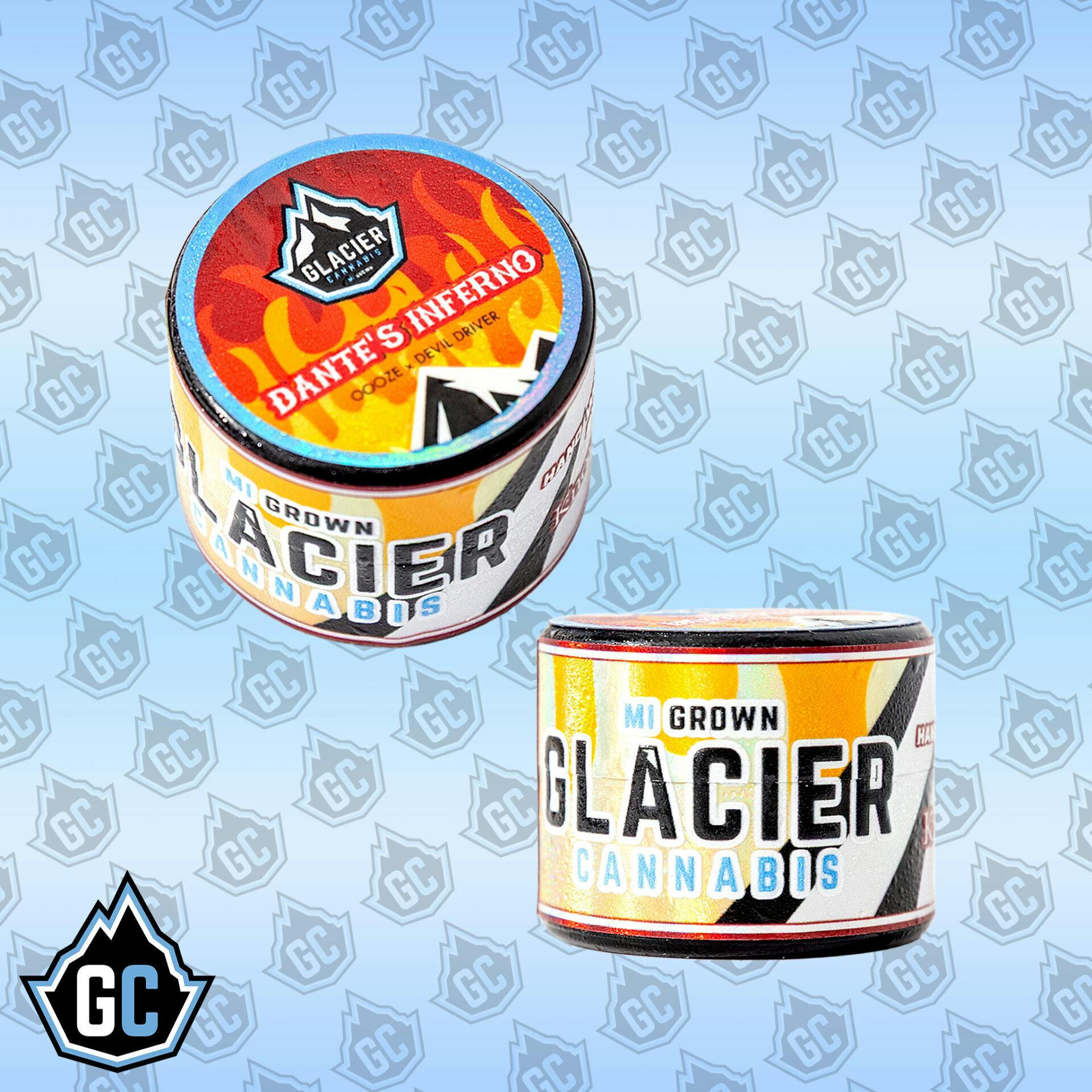 Glacier Cannabis - Glacier Cannabis | Dante's Inferno | Live Rosin | 1g - 1