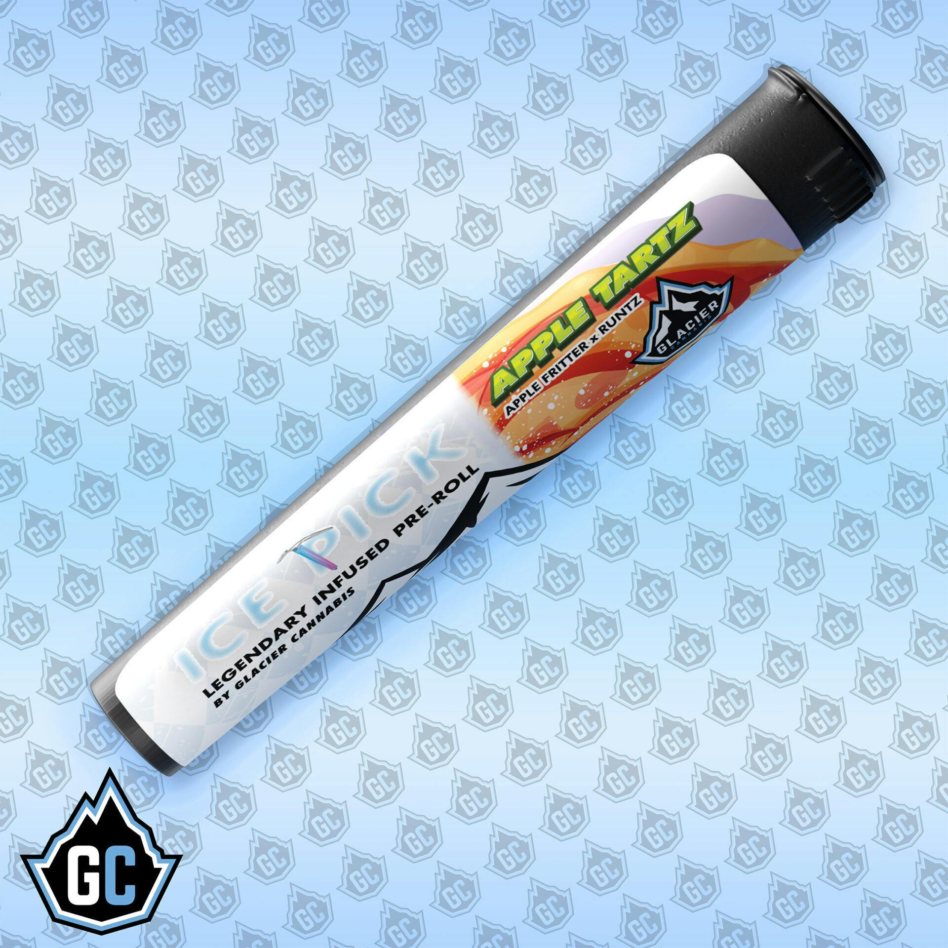 Glacier Cannabis - Glacier Cannabis | Apple Tartz | Infused Joint | 1g - 1