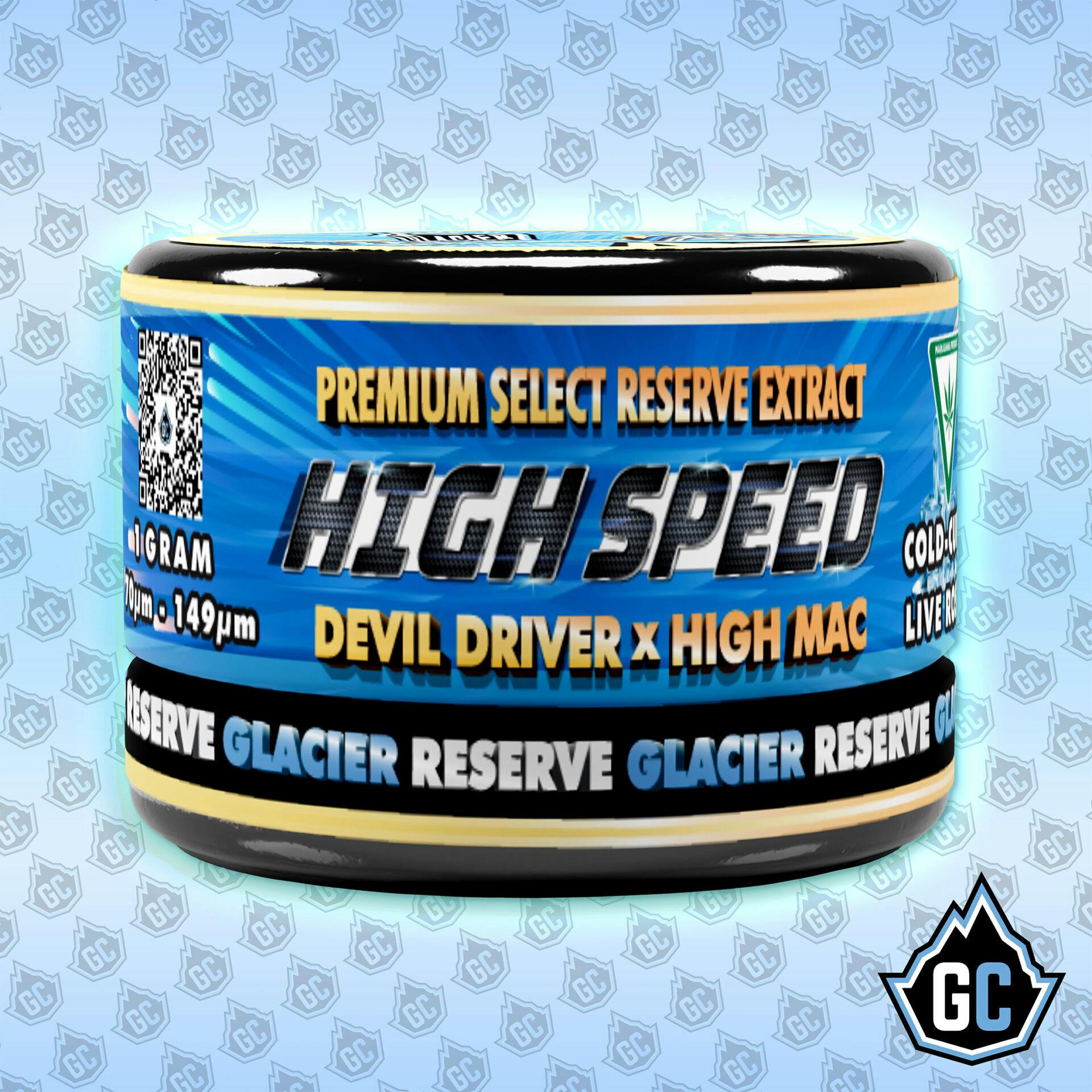 Glacier Cannabis - Glacier Cannabis | High Speed | Live Rosin | 1g - 1