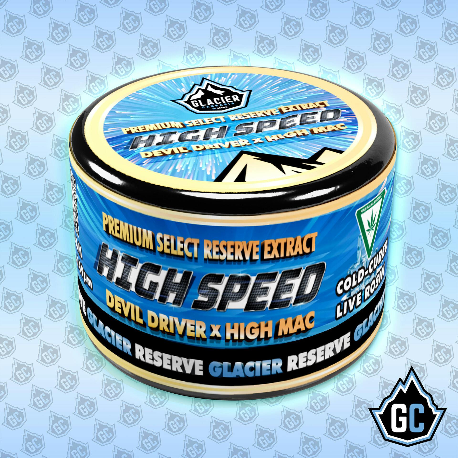 Glacier Cannabis - Glacier Cannabis | High Speed | Live Rosin | 5g - 1