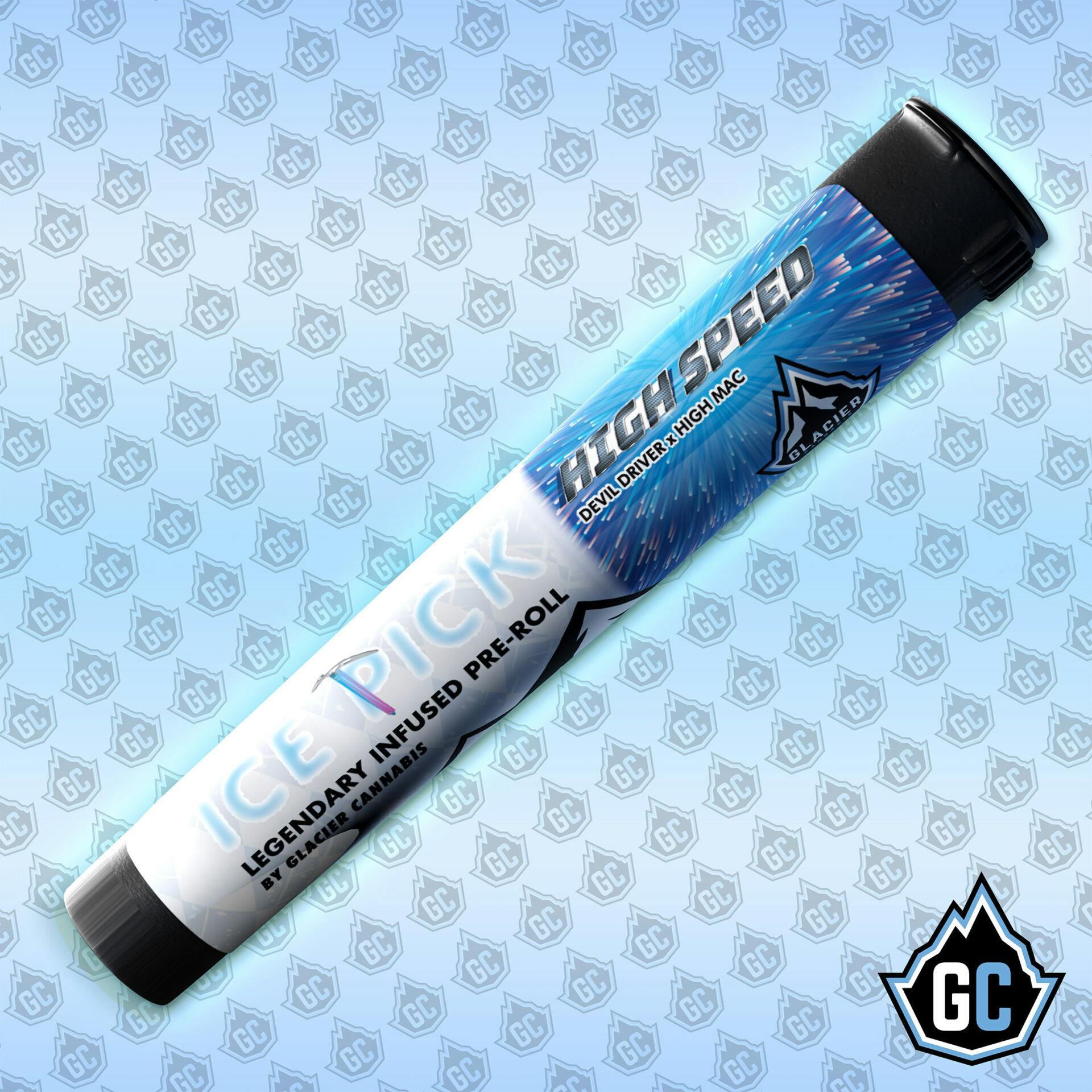 Glacier Cannabis - Glacier Cannabis | High Speed | Infused Joint | 1g - 1