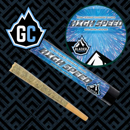 Glacier Cannabis - Glacier Cannabis | High Speed | Joint | 1g - 1