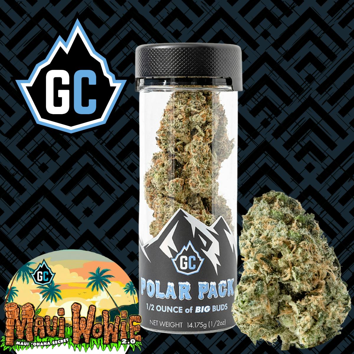 Glacier Cannabis - Glacier Cannabis | Maui Wowie 2.0 | Polar Packs | 14g - 1