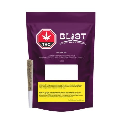 Blast - Blast | Double Dip | Live Rosin Infused Joint | 1g - 1
