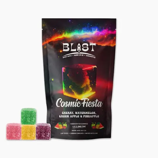Blast - Blast | Cosmic Fiesta Gummies | 10mg | 4ct | 2.5mg/ea - 1