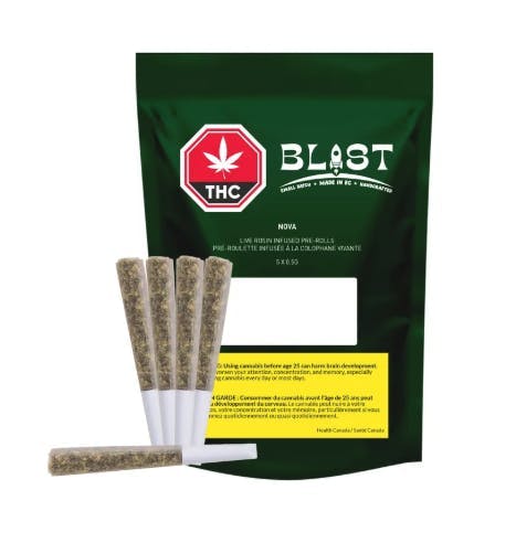 Blast - Blast | Nova | Live Rosin Infused Joints | 0.5g each | 5pk - 1