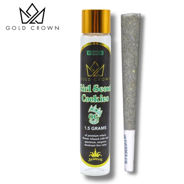Gold Crown - Gold Crown | OG Girl Scout Cookies | Infused Joint | 1.5g - 1