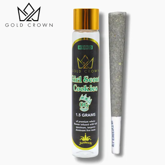 Gold Crown - Gold Crown | OG Girl Scout Cookies | Infused Joint | 1.5g - 1