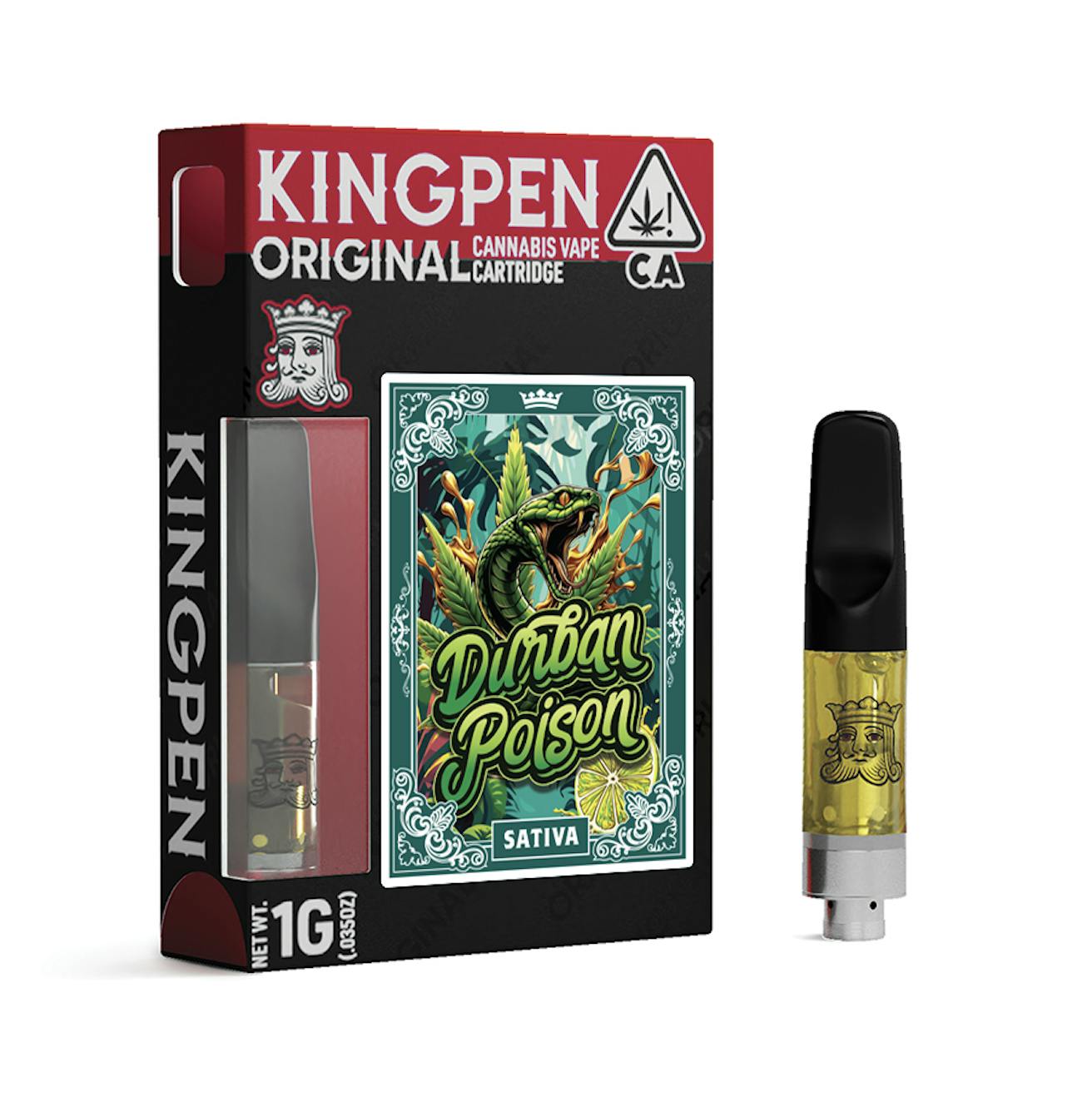 KINGPEN - Kingpen | Durban Poison | Rosin Cartridge | 1g - 1