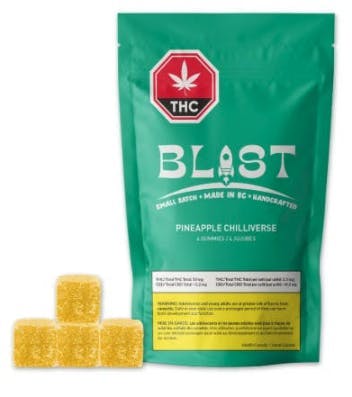 Blast - Blast | Pineapple Chilliverse Gummies | 10mg | 4ct | 2.5mg/ea - 1