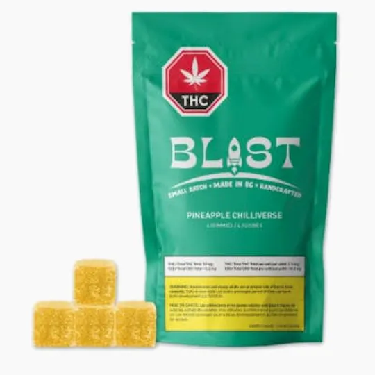 Blast - Blast | Pineapple Chilliverse Gummies | 10mg | 4ct | 2.5mg/ea - 1