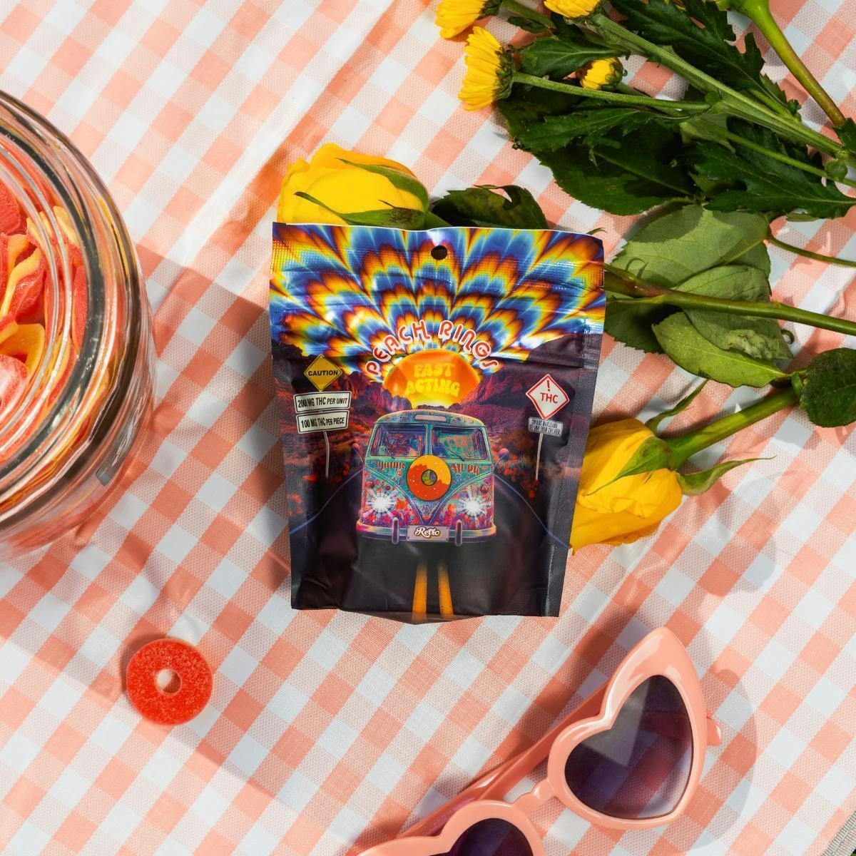 Retro - Retro | Retro | Peach Ring Gummies | 2,000mg | 20ct | 100mg/ea - 1