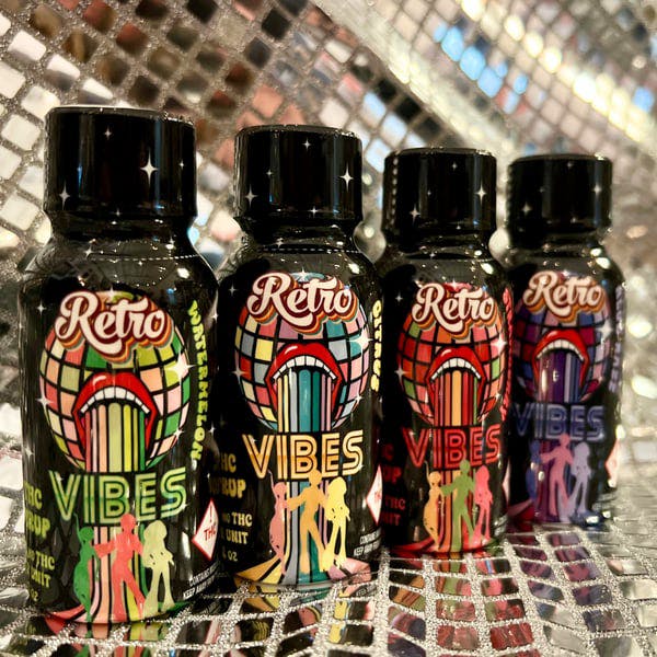 Retro - Retro | Peach + The Fizz | Retro Vibes Rosin Syrup |1000mg - 1