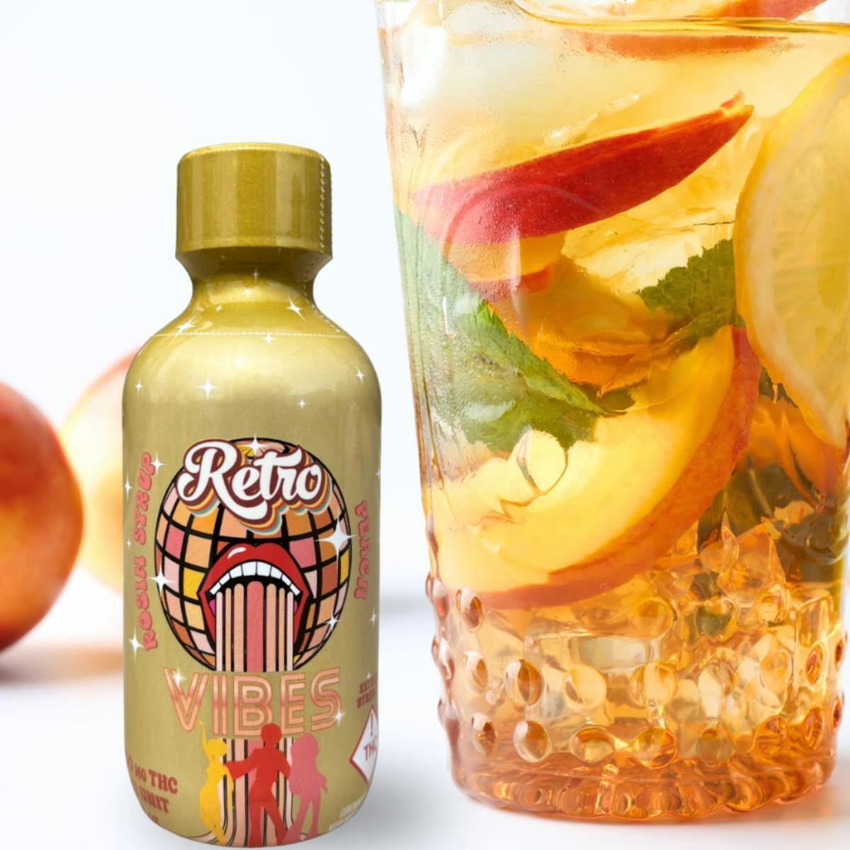 Retro - Retro | Peach + The Fizz | Retro Vibes Rosin Syrup |1000mg - 1