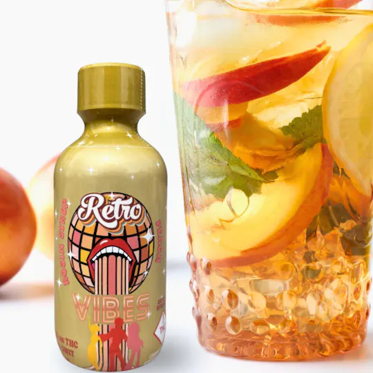 Retro - Retro | Peach + The Fizz | Retro Vibes Rosin Syrup |1000mg - 1