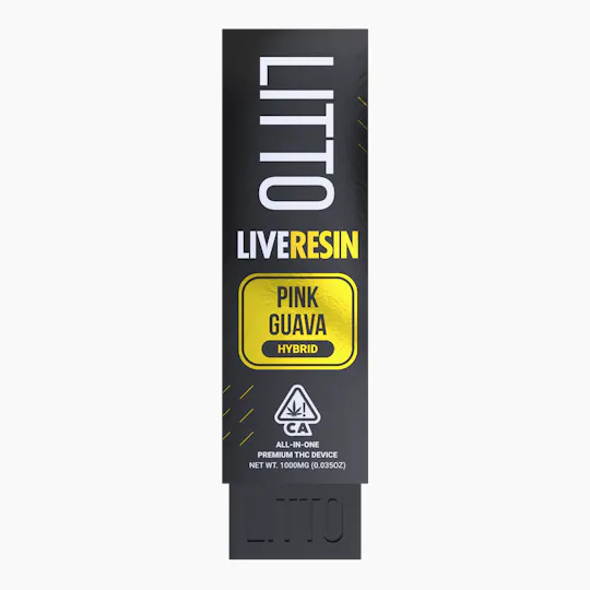 LITTO - LITTO - Pink Guava - Live Resin - All-In-One Device - Hybrid - 1G - 1