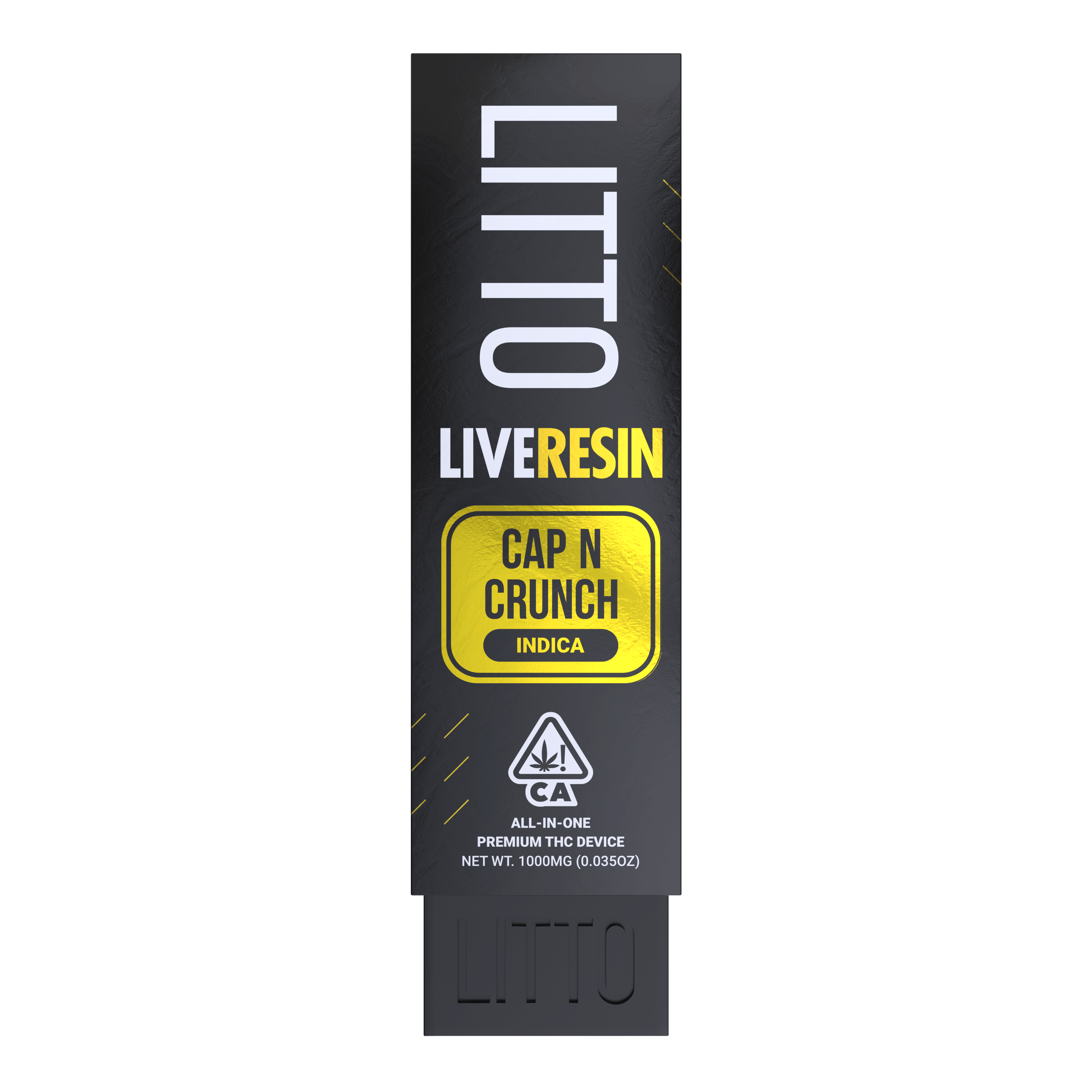 LITTO - LITTO - Cap N Crunch - Live Resin - All-In-One Device - Indica - 1G - 1