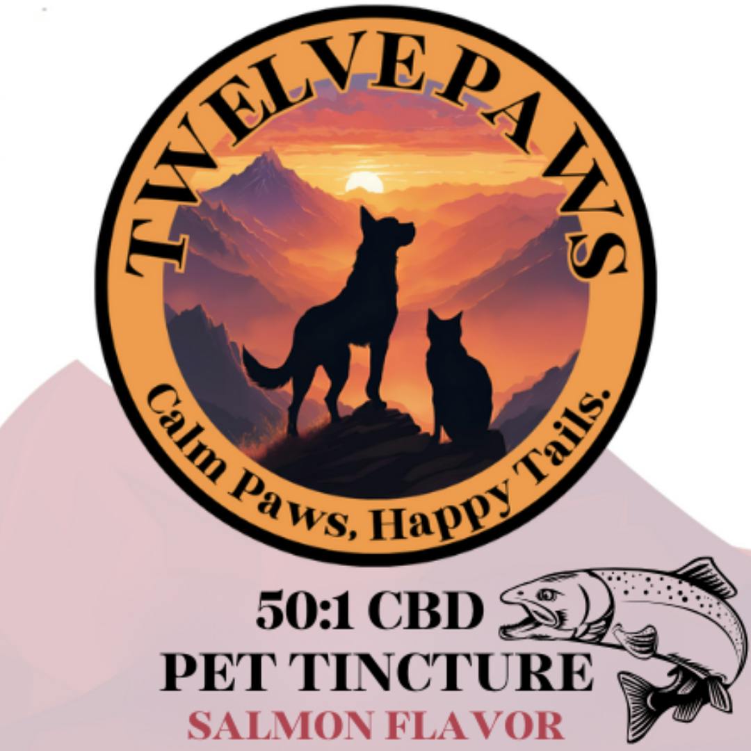 Twelve Paws - Salmon Flavor Tincture | Pet CBD for Cats and Dogs - 1