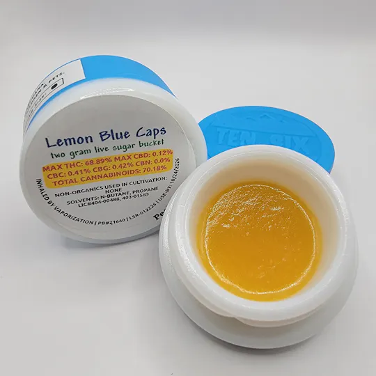 Ten Six Labs - Lemon Blue Caps - 2g Live Sugar Resin - 1