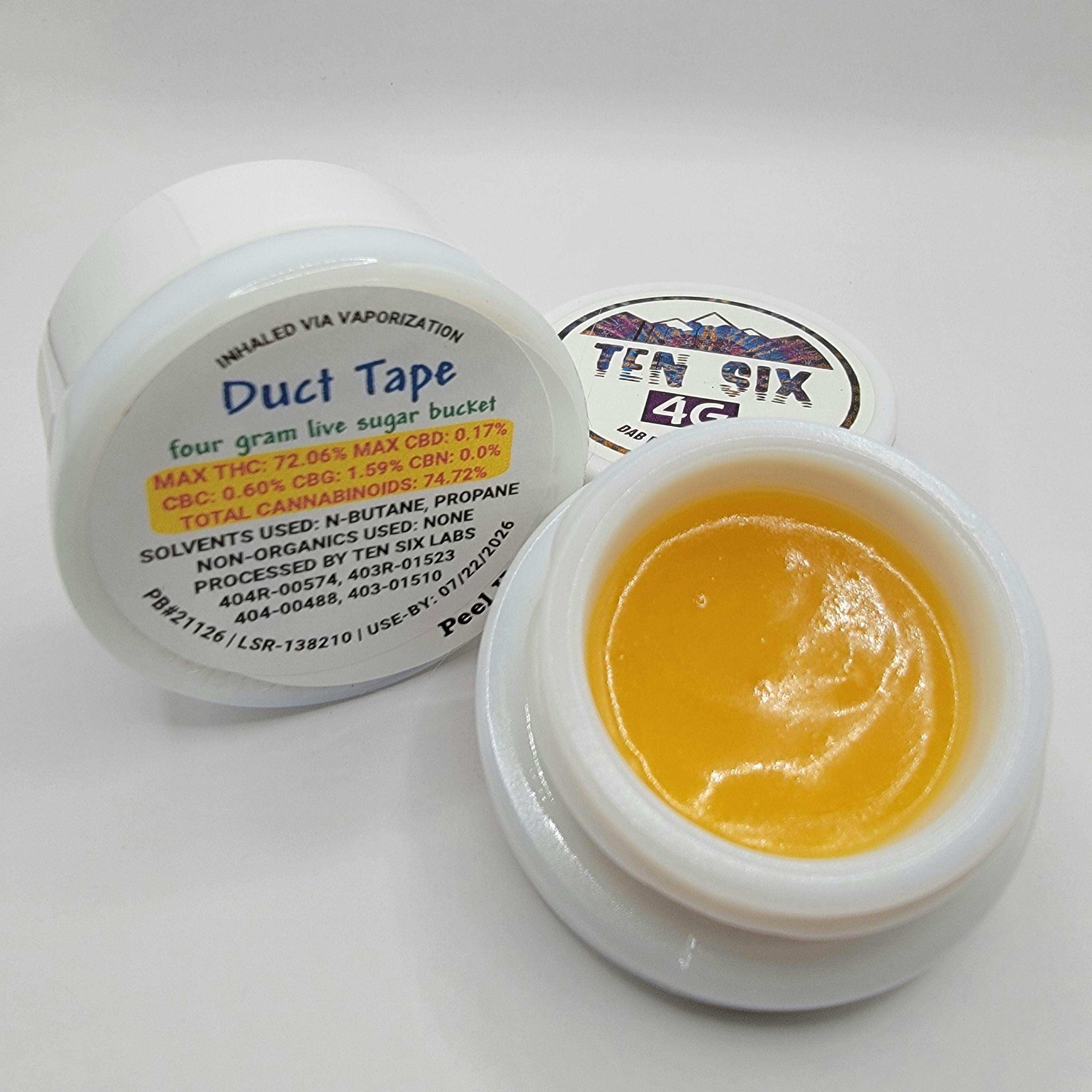Ten Six Labs - Duct Tape - 4g Live Sugar Resin - 1