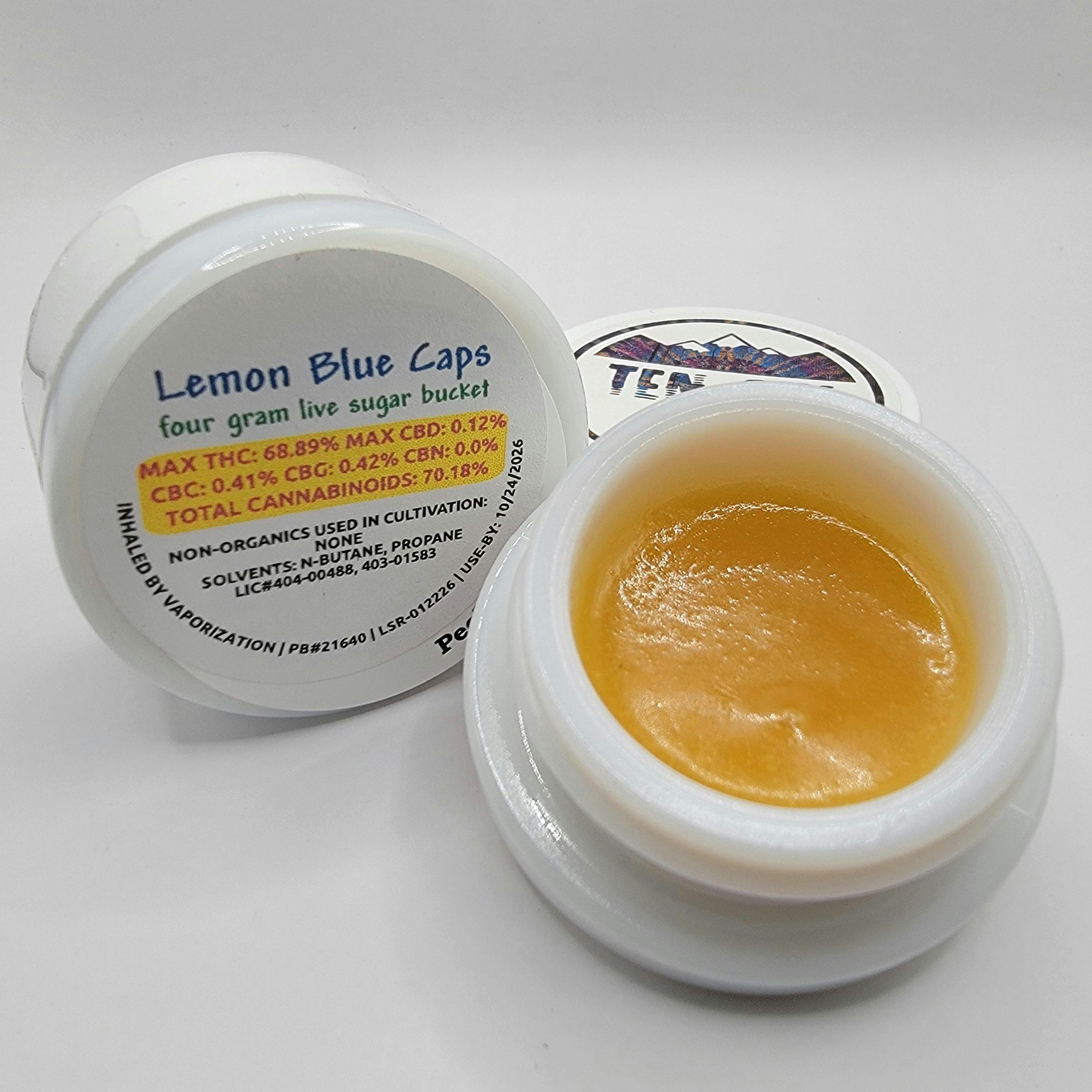 Ten Six Labs - Lemon Blue Caps - 4g Live Sugar Resin - 1