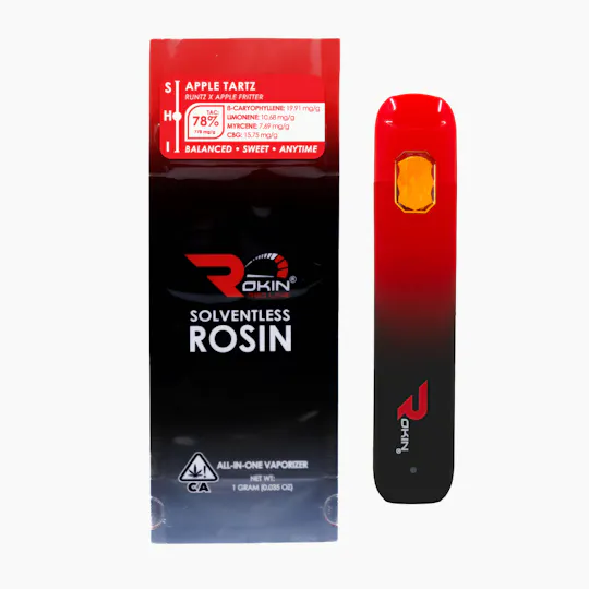 Rokin Cannabis - Rokin - Redline Rosin - Apple Tartz - AIO 1.0g - 1